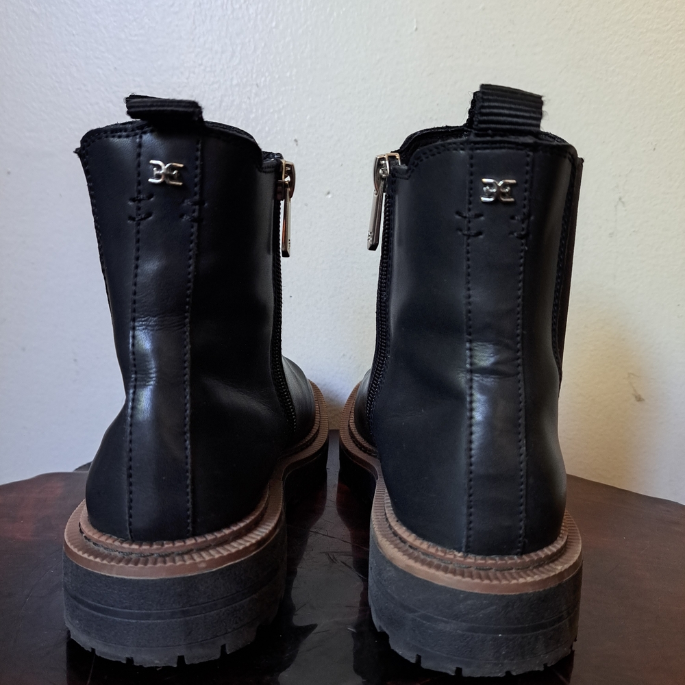 Sam Edelman Black Zippered Men's Boots US Size 3M - Picture 7 of 9